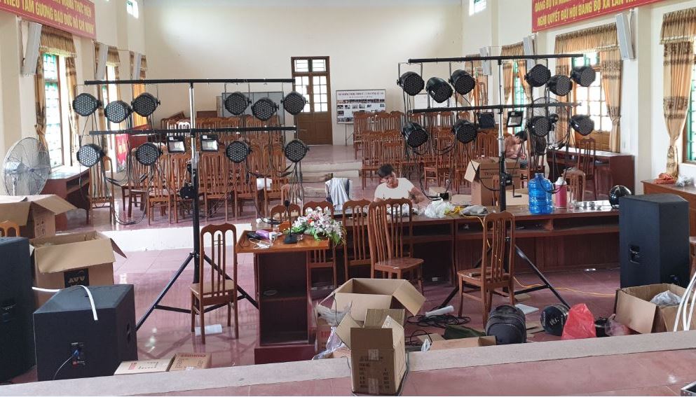 hệ thống âm thanh tại các huyện xã